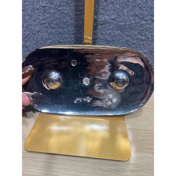 Vintage Harley Davidson Live To Ride Silver Eagle Air Cleaner Insert Trim - Picture 2 of 4